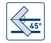 Aluminiu patrat, EXTOL CRAFT, 3325, 300 mm