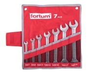 Chei fixe duble, FORTUM, 4730103, 6-19mm, 7 piese