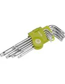 Chei TORX L, set 9 pcs, 66011, T 10-50, găurite