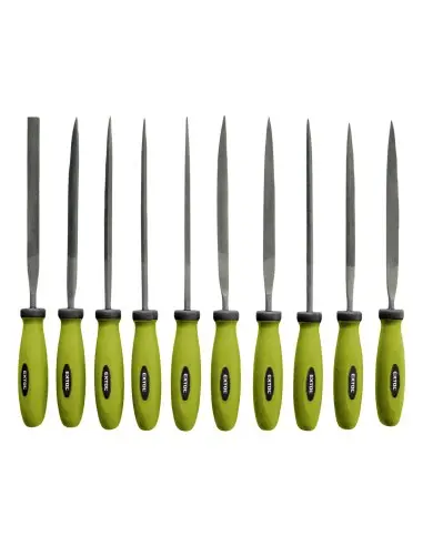 Set pile ace cu maner plastic, 10 buc, 150 mm, 8801