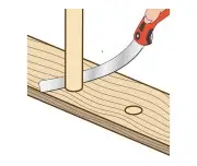 Ferastrau Japonez, 17TPI, 220mm, 8812258, 220mm, 380mm total