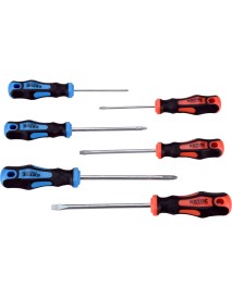 6pcs/set Surubelnite, EXTOL PREMIUM, 8819256, CrV,3x(-)