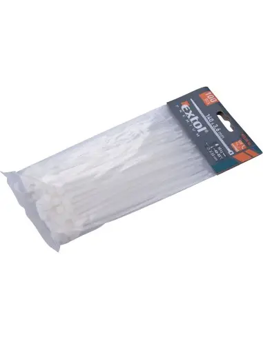 Bride cablu, 140x3.6 mm, 100buc., EXTOL PREMIUM, 8856105, Rezistenta 18 kg, Nylon PA66