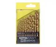 Burghie metal, set 13 pcs, 1113A, HSS, 1,5-6,5 mm