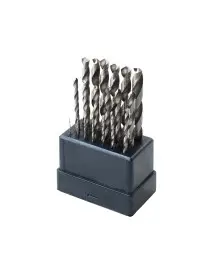 Burghie metal set 19 pcs, EXTOL CRAFT, 11190, HSS, 1-10mm