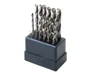 Burghie metal set 19 pcs, EXTOL CRAFT, 11190, HSS, 1-10mm