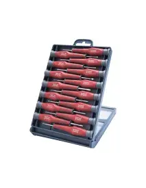 Set surubelnite 15pcs, FORTUM, 4740802, CrMoV, Soft Grip