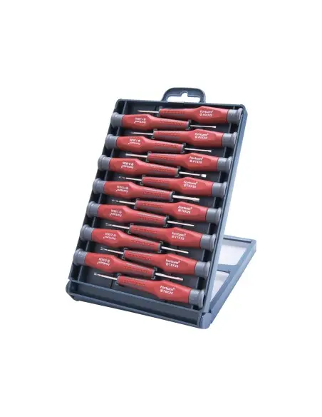 Set surubelnite 15pcs, FORTUM, 4740802, CrMoV, Soft Grip