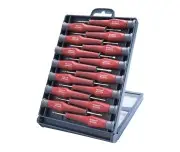 Set surubelnite 15pcs, FORTUM, 4740802, CrMoV, Soft Grip