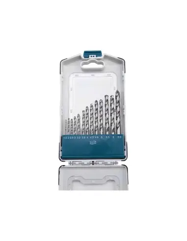 Burghie pentru metal, set 13 piese, 1,5-6,5 mm, EXTOL INDUSTRIAL, 8701113, HSS-G, lustruit