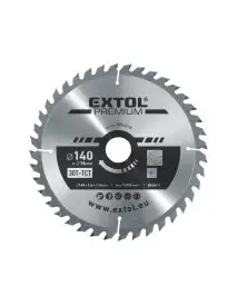 Disc circular cu dinti de carbura, EXTOL PREMIUM, 8803210, O140x2,6x16mm, 30T