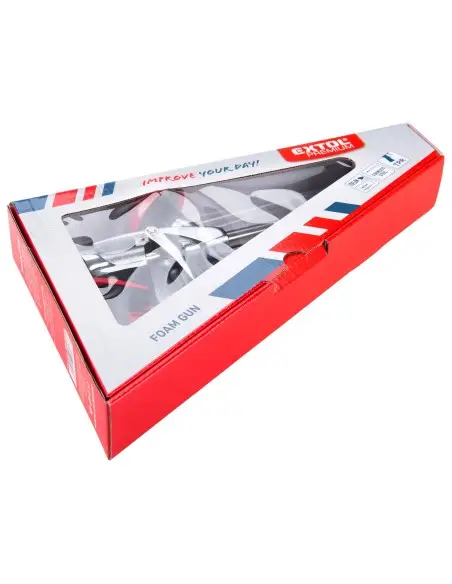 PU foam gun, EXTOL PREMIUM, 8845206, Reglare flux