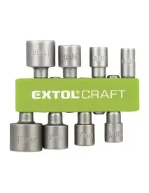 Set capete burghie 8 buc, EXTOL CRAFT, 10213, 5-13mm, prindere 1/4"