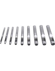Perforator piele, set 9 piese, 2-10mm, 10266