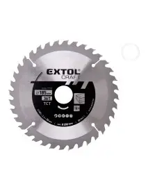 Disc circular cu dinti carbura, EXTOL CRAFT, 19107, 185x2.4x30mm, 36T