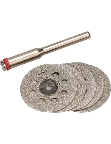 Discuri diamantate, set 6 piese, 73421, 22 mm, 3,2 mm Discuri diamantate, set 6 piese, 73421, 22 mm, 3,2 mm