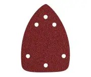 Hartie abraziva - delta, 10 buc, 245040, 6 orificii, P40