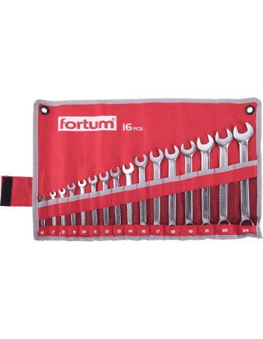 Chei combinate, FORTUM, 4730201, 6-24mm, 16 pcs Chei combinate, FORTUM, 4730201, 6-24mm, 16 pcs