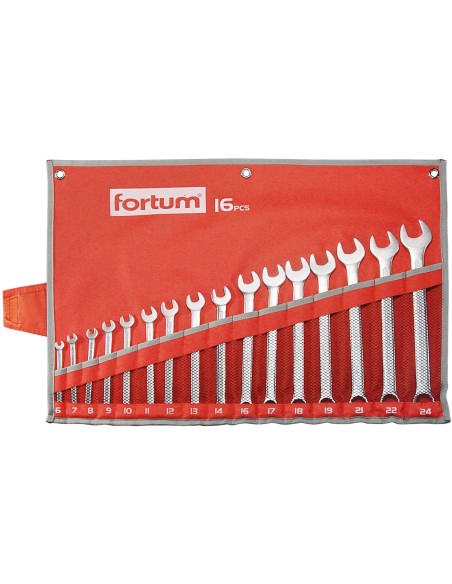 Chei combinate, FORTUM, 4730201, 6-24mm, 16 pcs Chei combinate, FORTUM, 4730201, 6-24mm, 16 pcs