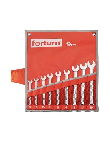 Chei combinate C.V. 9 buc, FORTUM, 4730202, 6-19mm