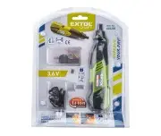 Slefuitor drept, 3.6V Li-ion, EXTOL CRAFT, 402200, USB, 1300mAh