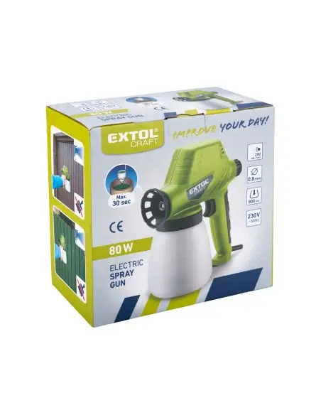 Pistol vopsire, 80W, 412113, 280 ml/min, 800 ml