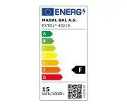 Lampa LED casa, EXTOL LIGHT, 43219, senzor miscare, 700 lm