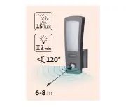 Lampa LED casa, EXTOL LIGHT, 43219, senzor miscare, 700 lm