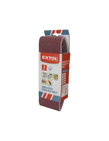 Banda abraziva, EXTOL PREMIUM, 8803506, 75x457mm, P60