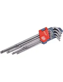 Chei TORX L-keys, EXTOL PREMIUM, 8819412, T10-50, 9 bucăți