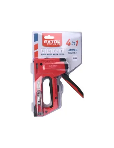 Pistol capsator 4 in 1, EXTOL PREMIUM, 8851112, Reglare forta, 6-14mm