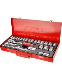 Set chei tubulare 24 piese, EXTOL PREMIUM, 8818365, 1/2", 10-32mm