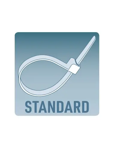 Coliere albe, 380x4.8mm, 100buc, 8856114, nailon, rezistenta 22kg