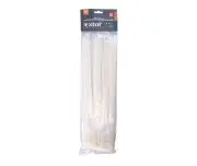 Coliere albe, EXTOL PREMIUM, 8856120, 380x7.6mm, 50buc.