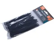 Coliere negre, 100x2,5mm, 100buc, EXTOL, 8856152, rezistenta 8kg, nailon PA66