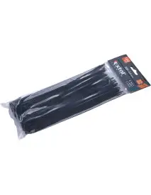 Coliere negre, 200x3.6mm, 100 buc., Extol, 8856156, Rezistenta 18 kg, Nylon PA66