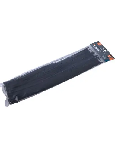 Coliere negre, 380x4.8mm, EXTOL PREMIUM, 8856164, 100 buc, rezistenta 22kg