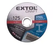 Discuri taiere metal, EXTOL CRAFT, 106902, O 125x1,0mm