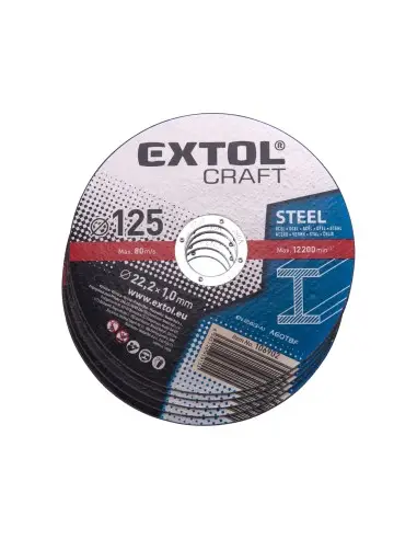 Discuri taiere metal, EXTOL CRAFT, 106902, O 125x1,0mm