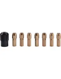 Set de Mandrine Rotative, 8pcs, 404191, ⌀1-3, Cap M8×0,75