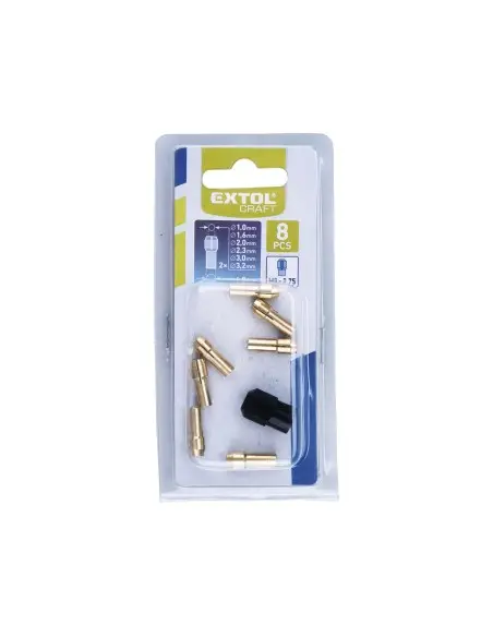 Set de Mandrine Rotative, 8pcs, 404191, ⌀1-3, Cap M8×0,75 Set de Mandrine Rotative, 8pcs, 404191, ⌀1-3, Cap M8×0,75