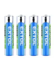 Baterii zinc clorur, 1.5 V AAA, 42000, 4 bucati, metalice