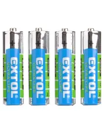 Baterii zinc clorura, 42001, 1,5V AA, metalice
