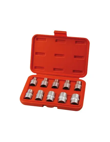 Chei TORX, set 10 buc, 1/2", CrV/S2, 8818128, L38mm, E8-24