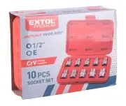 Chei TORX, set 10 buc, 1/2", CrV/S2, 8818128, L38mm, E8-24