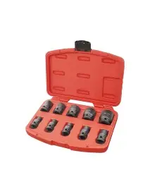 Set chei tubulare de impact, EXTOL PREMIUM, 8818131, CrMo, 9-27mm