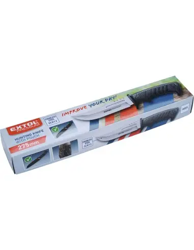 Cutit vanatoare otel inoxidabil, 275/150 mm, 8855321, teaca nylon, lama 150 mm Cutit vanatoare otel inoxidabil, 275/150 mm, 8855321, teaca nylon, lama 150 mm