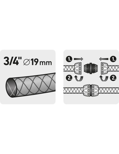 Cupla furtun, 8876012, Alamă, 3/4"