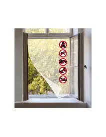 Plasa insecte, 90x150cm, alb, 99106, usor de instalat