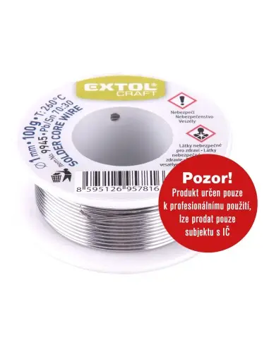 Sarma lipit Sn30/Pb70, 100 g, 1 mm, 9945